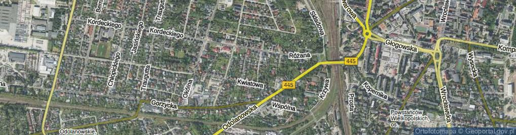 Zdjęcie satelitarne Wierzbowa ul.